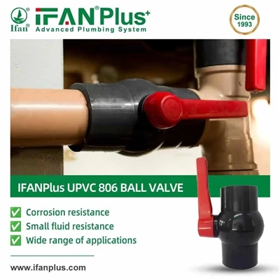 Vàlvula de bola IFANPlus UPVC 806